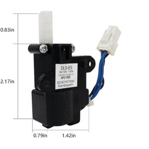 สวิตช์ฝาเครื่องซักผ้า DLS-E5 ขนาด 0.79x1.42x2.17 นิ้ว 110V ชิ้นส่วนล็อคประตูพลาสติกไฟฟ้าสำหรับเครื่องซักผ้า - Product Image 1