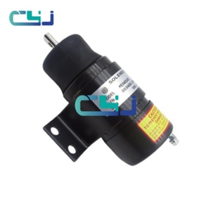 Solénoïde d'extinction de flamme 0534000745, vanne de coupure de carburant pour moteur 6D22 de machines de construction - Product Image 3