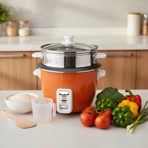 Hot Sale Rice <b>Cooker</b> Mini (0.6-2.8L) Drum Shape Non-stick Pot for Household & Restaurants Use Home Appliances Measuring Cup Rice - Product Image 1