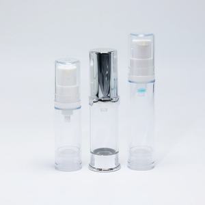 5ml 10ml clear White Empty Airless Lotion Pump Set Plastic <b>Sunscreen</b> Cream Emulsion <b>Spray</b> Travel Bottles Bottle with Box - Product Image 2