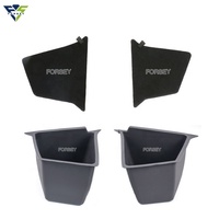Boîte de rangement de coffre de voiture modèle Y ABS noir étanche pour accessoires intérieurs Tesla Organisateur de boîte de rangement latéral