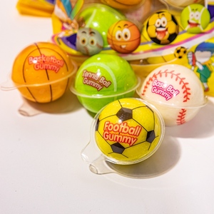 סיטונאי פירות gummy כדור בצורת בייסבול כדורסל gummy סוכריות עם בתוך ריבה - Product Image 6