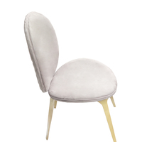 Chaises en tissu design nordique moderne et minimaliste, dossier pour salon, chaises de salle à manger en bois massif pour la maison