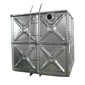 food grade hot dipped galvanized steel water tank corrosion resistant hot galvanized steel water tank