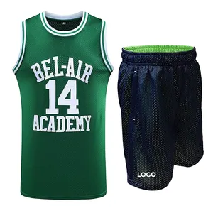 Wholesale Breathable Basketball Jersey Sublimation Print Lightweight Basketball Uniform for Team