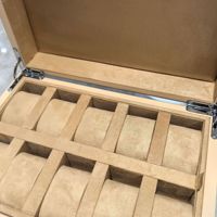 Nouveau design vert laqué boîte de montre à douze positions boîte-cadeau d'affaires de stockage multiple