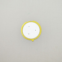 Diaphragme piézoélectrique circulaire en laiton SWT 27 mm 4 kHz avec option de câblage intégré pour équipements domestiques et d'alarme de sécurité