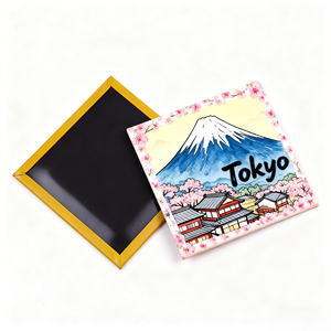 Aimant de réfrigérateur en fer blanc personnalisé avec photo souvenir, cadeau de voyage créatif, vente en gros - Product Image 3