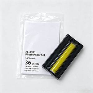 Juego de Papel para Sublimación de Tinta KL36IP, 36 Hojas de 89*119 mm, Resistente al Agua y a la Decoloración, para <span class=keywords><strong>Impresora</strong></span> Fotográfica <span class=keywords><strong>Canon</strong></span> <span class=keywords><strong>SELPHY</strong></span> CP1200 - Product Image 2