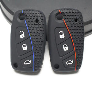 <span class=keywords><strong>Coque</strong></span> de porte-clés en silicone pour <span class=keywords><strong>Fiat</strong></span> Stilo Grande Punto Bravo Linea Idea <span class=keywords><strong>Panda</strong></span> 500 Accessoires Support de voiture Clé à distance - Product Image 1