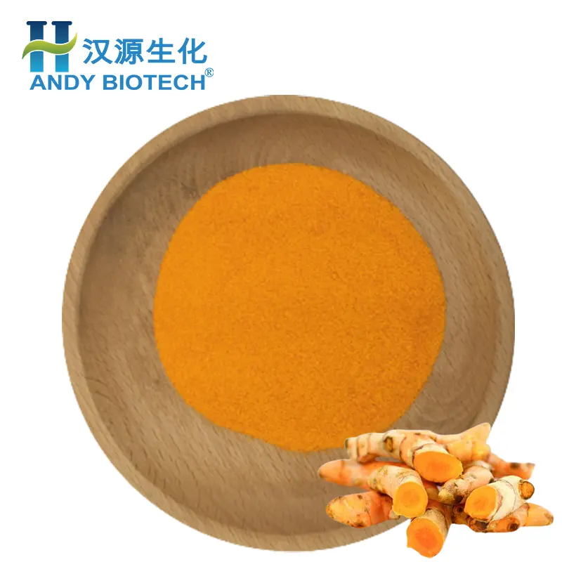 Highly Rated Dried Yellow Turmeric Powder Supplements 10% Water Soluble Curcumin Turmeric Root Curcumin Extract Powder