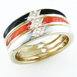 Conjunto de joyas de nácar Anillo de nácar con diamantes <span class=keywords><strong>Significado</strong></span> de nácar blanco - Product Image 1