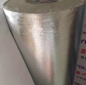 Toile en fibre de verre enduite de papier aluminium, écologique, résistante au feu R3.8, pour isolation et barrière contre l'humidité - Product Image 4