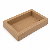 Boîte cadeau en papier recyclé avec fermeture magnétique dorée et poignée pour le rangement d'écharpes/vêtements