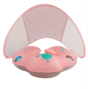Pvc thân thiện với môi xách tay bé hồ bơi <span class=keywords><strong>Float</strong></span> <span class=keywords><strong>Inflatable</strong></span> bơi vòng Toddler bơi huấn luyện viên mặt trời tán dưới ghế cho trẻ em của - Product Image 1