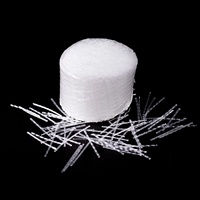Meilleur prix pour la fibre ondulée 100% polypropylène Briture pour la construction en béton armé, résistance à l'abrasion et aux acides, matériau de remplissage