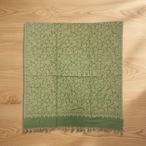 Chal de Pashmina para Mujer con Hilo Dorado y Diseño Floral, Bufanda Larga para Eventos Nocturnos, Viajes y Uso Diario - Product Image 6