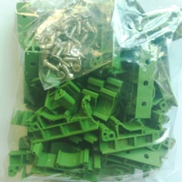 Adaptor Pemasangan PCB Miniatur DIN Rail C45 35mm dengan Braket Papan Sirkuit Rel Penghalang Stasioner untuk PCB