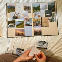 Kit di schede di visione piegate con stampa di dimensioni personalizzate con immagini Set di schede di citazione