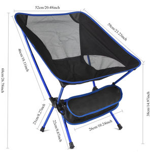 Chaise Pliante d'Extérieur Légère en Aluminium, Fauteuil Paresseux, Chaise Lune Pliante pour Camping, Mobilier d'Extérieur Portable - Offre Spéciale - Product Image 2