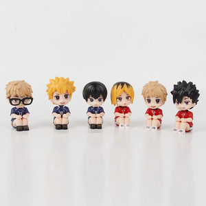 Nouvel ensemble de 6 figurines d'action en PVC de 6,5 cm des personnages d'anime <span class=keywords><strong>Hinata</strong></span> Shoyo et Daichi Sawamura – Jouet mini figurine de dessin animé - Product Image 3