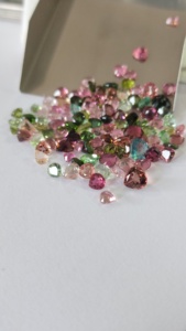 Wholesale Loose Natural Multi-Colour <b>Tourmaline</b> Cabochons Handmade Faceted Gemstone 20 Carat MOQ Bulk Packaging for Custom Ring - Product Image 2