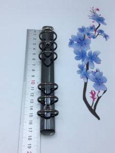 Tùy chỉnh macaroon 6-ring chất kết dính A5/A6/A7 6-lỗ lá lỏng chất kết dính với thư mục tập tin và clip cho các nhà quy hoạch trường vật liệu kim loại - Product Image 3