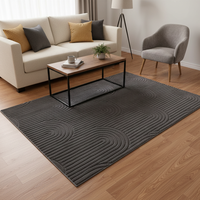 Großhandel Maßgefertigter Moderner Geometrischer Mikrofaser-Jacquard-Teppich |   Maschinell gefertigt, rutschfest, umweltfreundlich, maschinenwaschbar