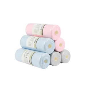 Lingettes en microfibre de qualité supérieure, sans peluches, lot économique réutilisable de 20 lingettes roses en rouleau pour le nettoyage - Product Image 6