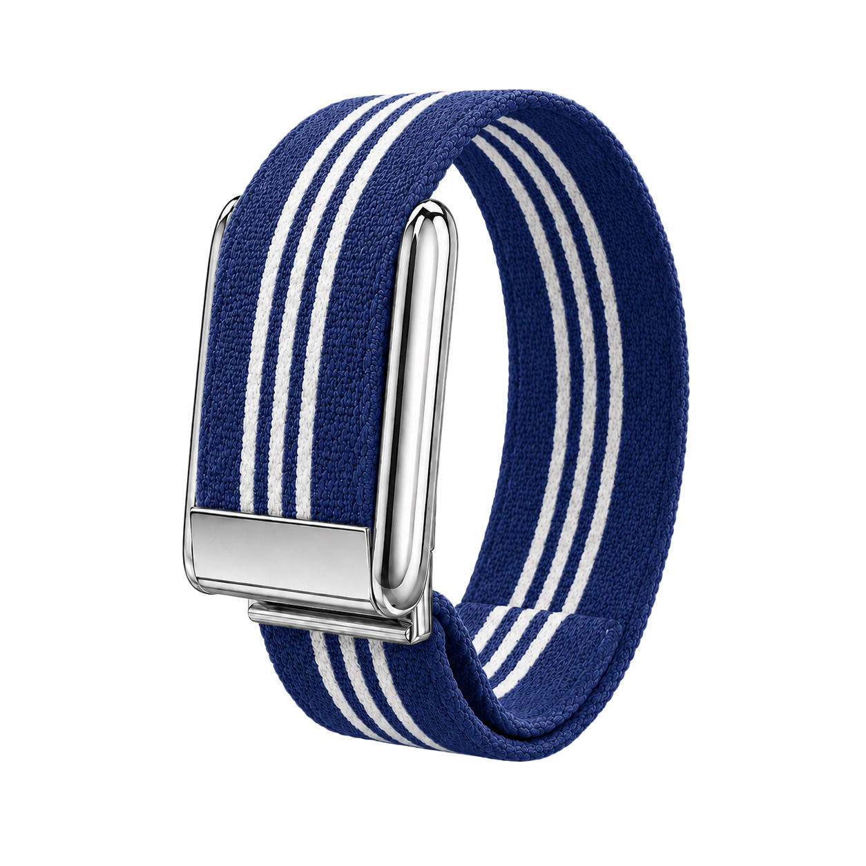 Bleu + Blanc [Boucle Argentée]