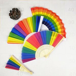 Hot Sale Colorful Custom Foldable Plastic Summer <b>Cooling</b> Fan for Graduation Christmas Halloween Events Cheap Event Supplies - Product Image 3