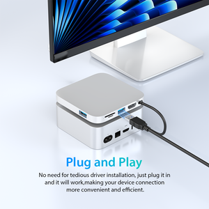 Hub USB 3.0 con Transferencia de Datos de 5 Gbps, Hub USB C Ultradelgado <span class=keywords><strong>para</strong></span> <span class=keywords><strong>MAC</strong></span> <span class=keywords><strong>Mini</strong></span> M4 y M4 Pro - Product Image 4