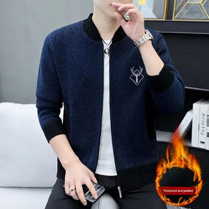 Áo khoác cardigan len nam mùa đông 2026 bán chạy, chất liệu dày dặn, cổ tròn, kiểu dáng casual - Product Image 3