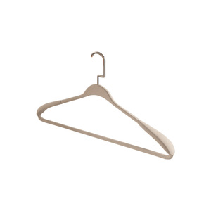 Wide Shoulder Coat <b>Hanger</b> Creamy White Thickened Reinforced Traceless Anti Slip Adult Clothes <b>Hanger</b> Household Use - Product Image 5