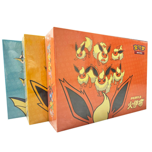 Boîte Cadeau Avancée Pokémon Eevee <span class=keywords><strong>GX</strong></span> Chinois Original Jolteon Flareon Vaporeon Exclusif Scellé Boîte de Boosters de Cartes à Collectionner - Product Image 2