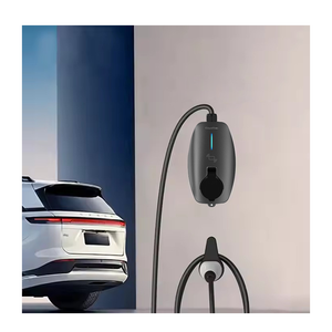 EVwallbox 32A 22KW Smart Mini <b>Car</b> Charging Station with Socket - Product Image 1