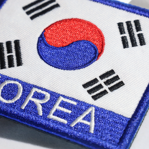 개인화 된 미국 국가 깃발 패치 엠블럼 암 후크 및 루프 자수 패치 깃발 해골 전술 배지 패치 - Product Image 4