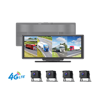 Cámara de salpicadero con control remoto 4G, gestión de flotas, grabadora de vídeo para coche, mapa de Google, navegación GPS, cámara para coche, cámara para camión de 360 grados