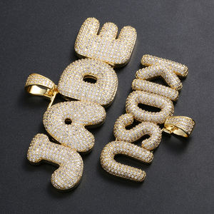 שרשרת תליון שם אישית היפ-הופ-תכשיטי אותיות מגניבות-ספק-תכשיטים-מחיר הסיטונאי - Product Image 6