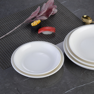 Swt nhà sản xuất biểu tượng tùy chỉnh đồ ăn bán buôn sứ trắng cá nhân tùy biến món ăn tấm gốm Bộ đồ ăn - Product Image 5