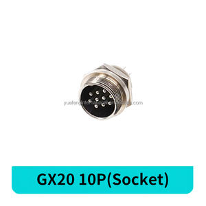 للبيع بالجملة من المصنع CE RoHS GX20 موصل سلكي دائري سريع للطيران 10 دبوس GX20 مقبس مؤخرة أنثى من الذكور - Product Image 2