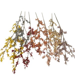 Flores Artificiales de Forsythia de Tela de Seda, Decoración para el Hogar, Estilo Chino, 116 cm, QYY-709 - Product Image 5