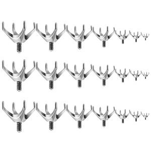 Clous d'oreille en acier titane à quatre griffes, type vis, creux, pour cartilage, filetage interne, anti-déchirure, accessoires de piercing - Product Image 1