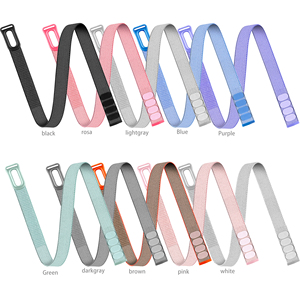 สายรัดข้อมือ<span class=keywords><strong>แบ</strong></span>บปรับได้<span class=keywords><strong>แบ</strong></span>บขยายได้ สายนาฬิกาไนลอนสำหรับกูเกิล ฟิตบิท แอร์สายรัดข้อมือทดแทนสำหรับฟิตบิท แอร์ FBR002 - Product Image 4