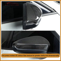 Pour Audi A3 8V S3 RS3 2012-2020, coque de rétroviseur latéral en fibre de carbone véritable, boîtier de rétroviseur, accessoire de modification extérieure
