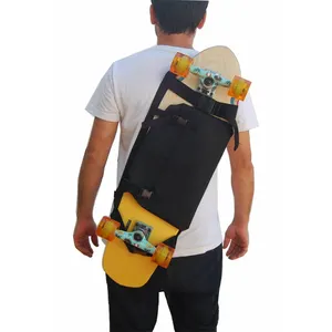 Skateboard backpack holder black skateboard bag sports longboard ultralight skateboard backpack