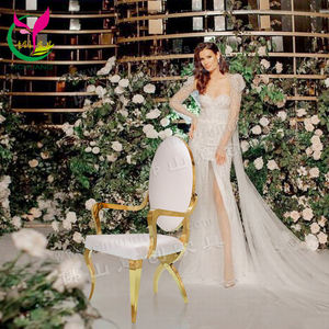 Moderno in acciaio inox pranzo banchetto sedie durevole <span class=keywords><strong>nuovo</strong></span> Design per il matrimonio o casa ufficio per soggiorno Apartment-HYC-SS11A - Product Image 2