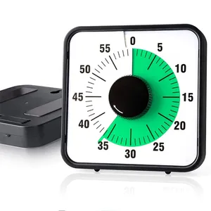 Oem 60 Minuut Visuele Timers Voor Kinderen Eenvoudige Bediening Keuken Schakelaar Countdown Timer