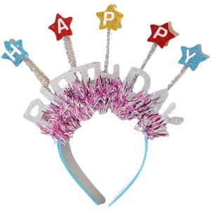 Colorful Birthday Headband Children's Party Gift Photo Hair Accessories