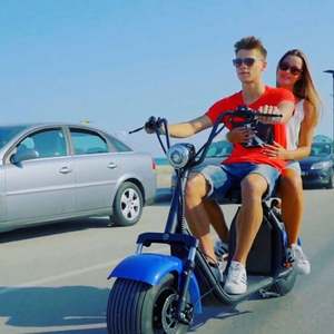 Scooter électrique pliable Citycoco, avec pneus larges, grande puissance, nouveau Design, amélioration des roues, possibilité de vente en gros - Product Image 5